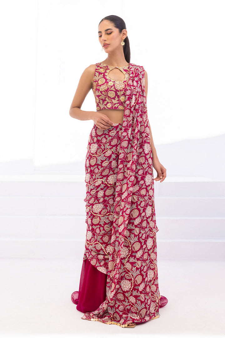 Choli, Dupatta & Lehnga-Georgette