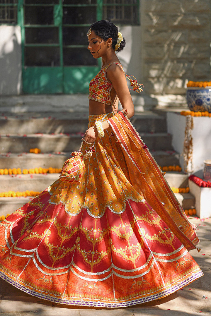 Choli-Khaddi Silk