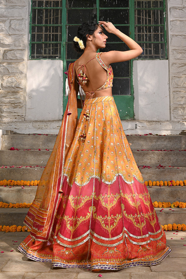 Choli-Khaddi Silk