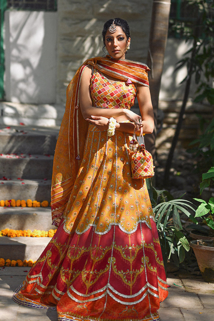 Choli-Khaddi Silk