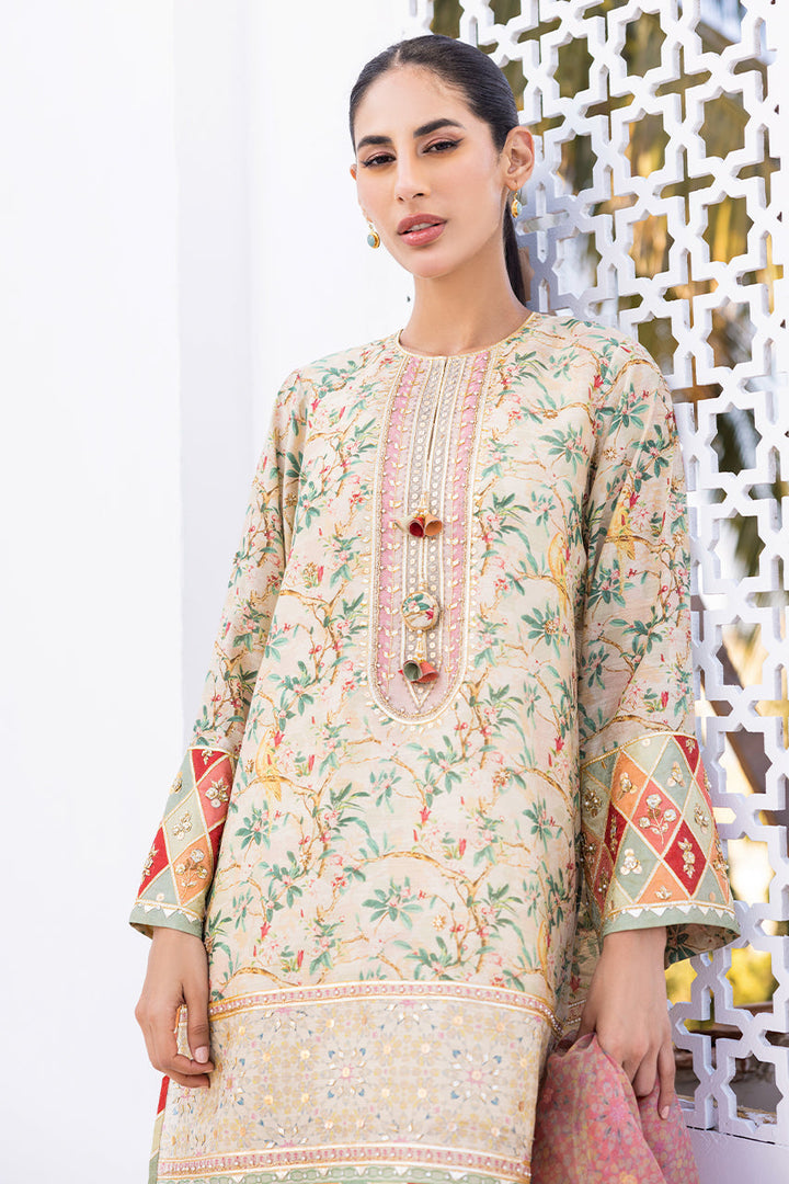 Kurta & Dupatta-Khaddi Silk