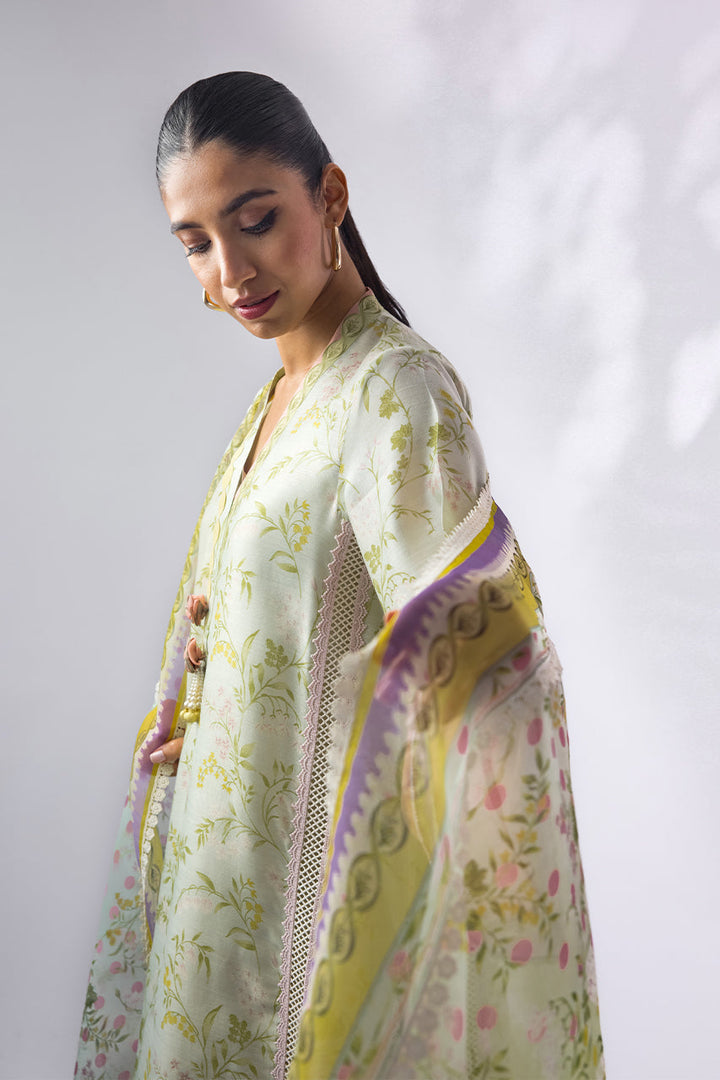 Shirt And Dupatta-Khaddi Silk