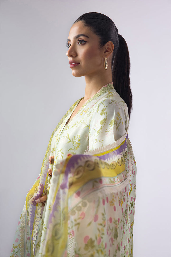 Shirt And Dupatta-Khaddi Silk