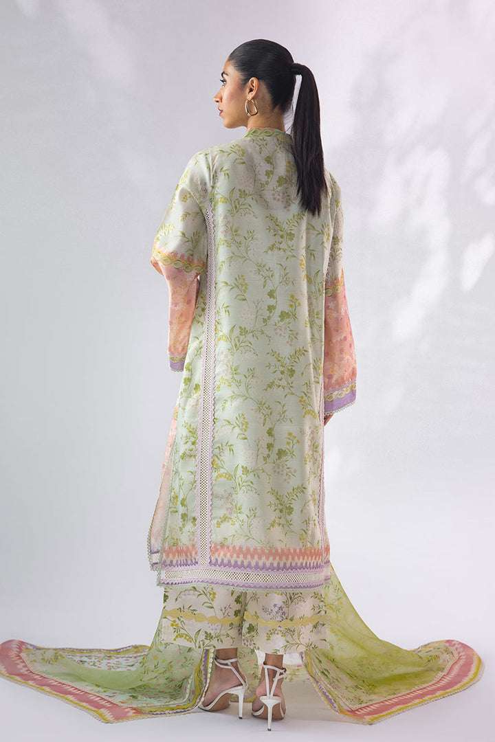 Shirt And Dupatta-Khaddi Silk