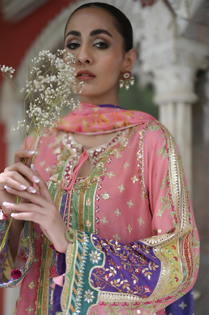 Kurta & Dupatta-Khaddi Silk